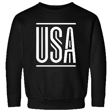 Discover USA Typographic Artwork Sweatshirts