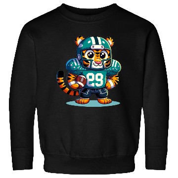 Discover Cute American Football Player Tiger Sweatshirts