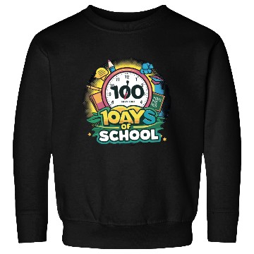 Discover 100 Days of School Sweatshirts Design