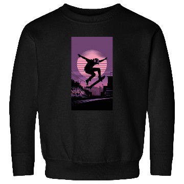 Discover Skateboard Sunset Sweatshirts