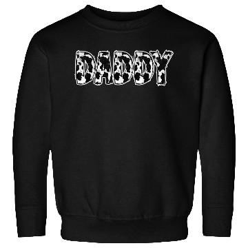 Discover Daddy Cow Pattern Print Sweatshirts