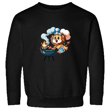 Discover Cute BBQ Lion Sweatshirts