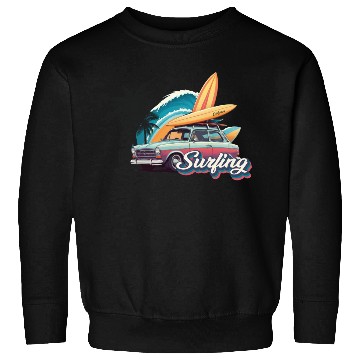 Discover Surfing Car Sweatshirts