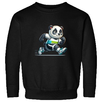 Discover Cute Marathon Runner Panda Sweatshirts