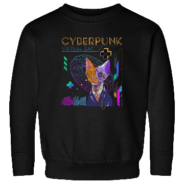 Discover Cyberpunk Technology Synthwave Japanese Sweatshirts