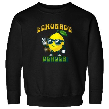 Discover Lemonade Dealer Lemon Juice Stand Store Staff Sweatshirts
