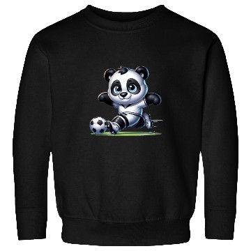 Discover Cute Soccer Player Panda Sweatshirts