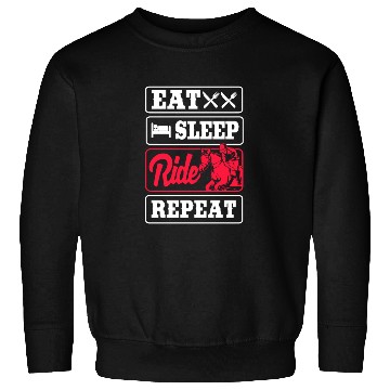 Discover Horse Racing Jockey Eat Sleep Ride Horse Repeat Sweatshirts