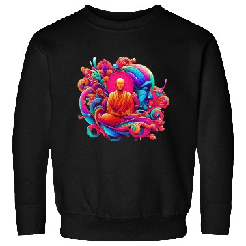 Discover Monk Positive Vibes Sweatshirts