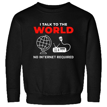 Discover Amateur Ham Radio Operator Radio Waves Frequency Sweatshirts