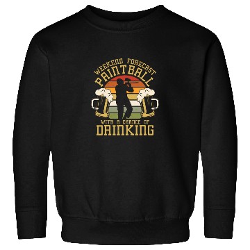 Discover Weekend Forecast Paintball Paintball Tactical Pla Sweatshirts