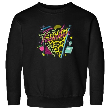Discover Funny Retro 80s 90s Teacher Back to School Sweatshirts