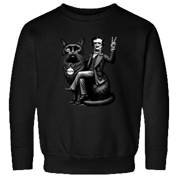 Discover Edgar Allan Poe Riding Sweatshirts