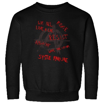 Discover Anarchy Anarchist Merch Peaceful Anarchism Sweatshirts