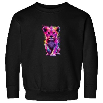 Discover Adorable Lion Cub design, Sweatshirts