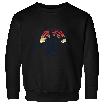 Discover Compass and Mountains Bike Sweatshirts