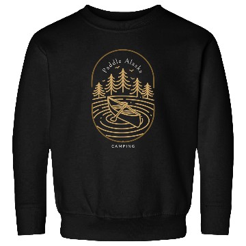Discover Paddle Alaska camping. Sweatshirts