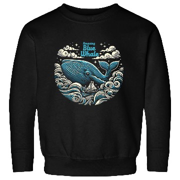 Discover Amazing Blue Whale Sweatshirts