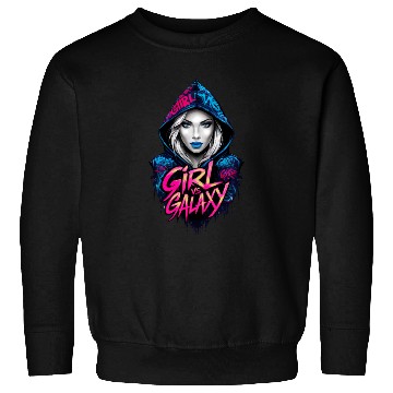 Discover Girl Vs galaxy Sweatshirts