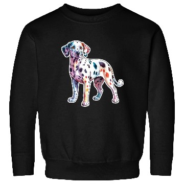 Discover Dalmatian Dog Watercolor Sweatshirts