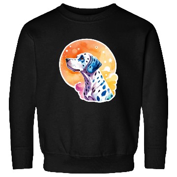 Discover Dalmatian Dog Watercolor Sweatshirts