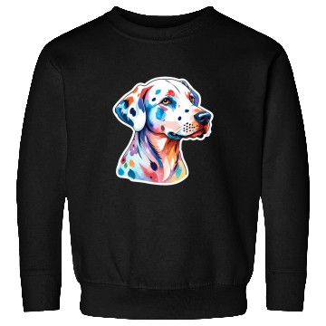Discover Dalmatian Dog Watercolor Sweatshirts