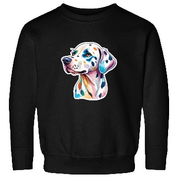 Discover Dalmatian Dog Watercolor Sweatshirts