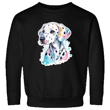 Discover Dalmatian Dog Watercolor Sweatshirts