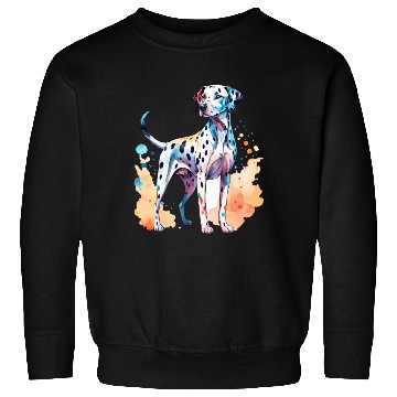 Discover Dalmatian Dog Watercolor Sweatshirts
