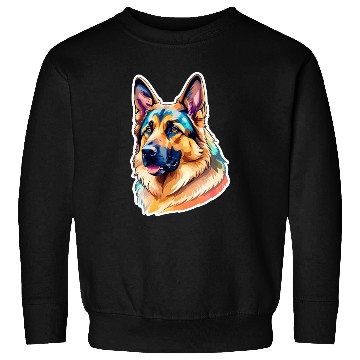 Discover German Shepherd Watercolor Sweatshirts
