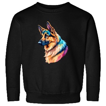 Discover German Shepherd Watercolor Sweatshirts