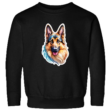Discover German Shepherd Watercolor Sweatshirts