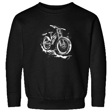 Discover Mountain Biker Drawing Sweatshirts