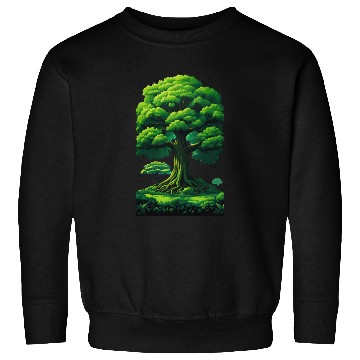 Discover Enchanted Forest Motif - Whimsical Nature-Inspired Sweatshirts