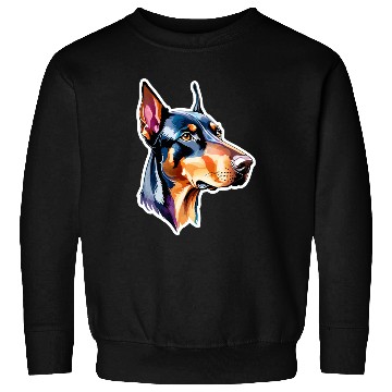 Discover Dobermann Watercolor Sweatshirts