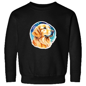 Discover Golden Retriever Watercolor Sweatshirts