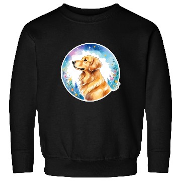 Discover Golden Retriever Watercolor Sweatshirts