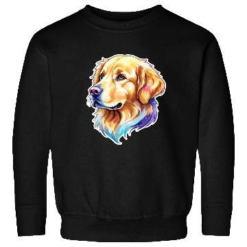 Discover Golden Retriever Watercolor Sweatshirts