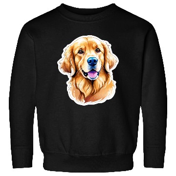 Discover Golden Retriever Watercolor Sweatshirts