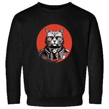 Discover Commanding Military Cat General Sweatshirts