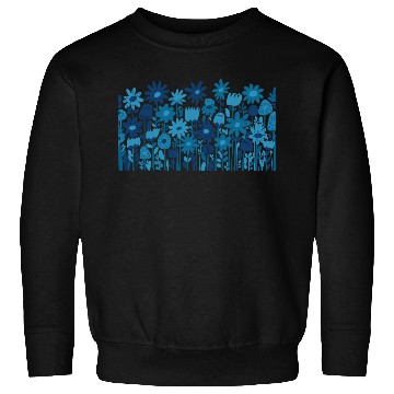 Discover Blue Wildflowers Sweatshirts