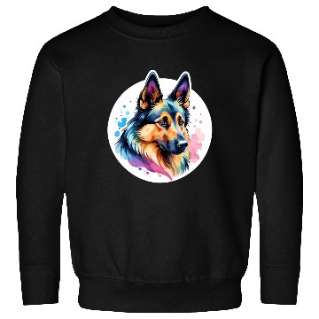 Discover Belgian Shepherd Watercolor Sweatshirts