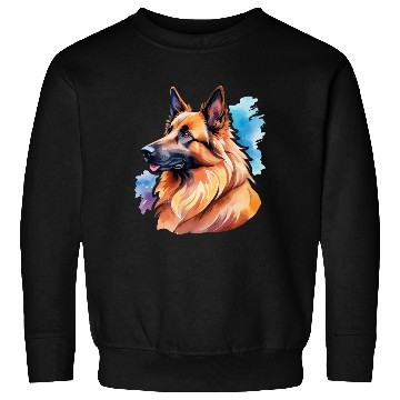 Discover Belgian Shepherd Watercolor Sweatshirts
