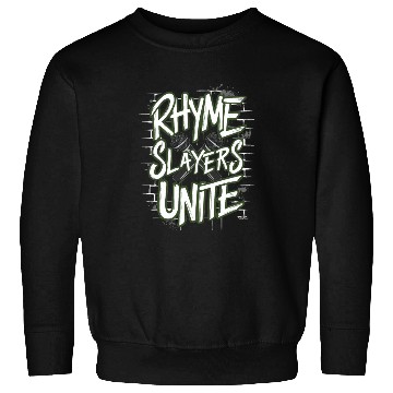 Discover Epic Lyrical Battle of the Titans: Hip Hop Rap Sweatshirts