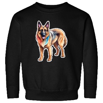Discover Belgian Shepherd Watercolor Sweatshirts