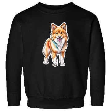 Discover Icelandic Sheepdog Watercolor Sweatshirts