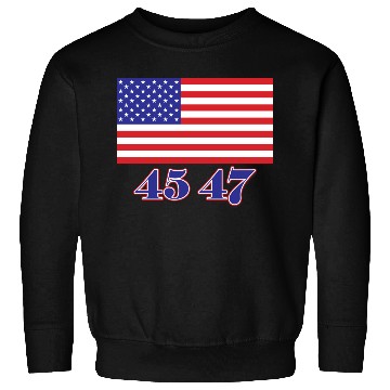 Discover Patriotic American Flag with Bold Numbers Sweatshirts