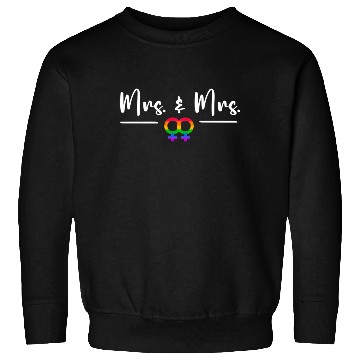 Discover Gay Lesbian LGBT Wedding for Mr and Mrs Honeymoon Sweatshirts