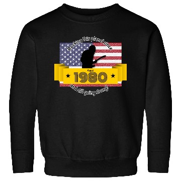 Discover 44th birthday Rocking this planet since 08/1980 Sweatshirts
