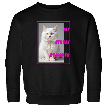 Discover White cat design Sweatshirts